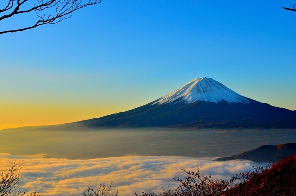 L'origine du mont Fuji
