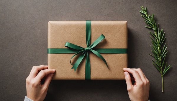 Emballage cadeau minimaliste : chic et écoresponsable !